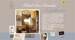 Desktop Screenshot of hotel-des-druides.com